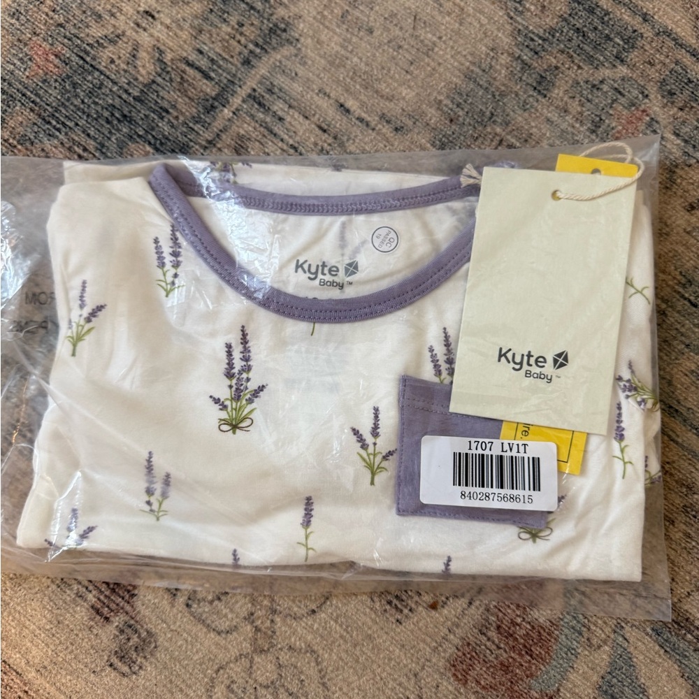 Kyte BABY Lavender Floral Matching Set